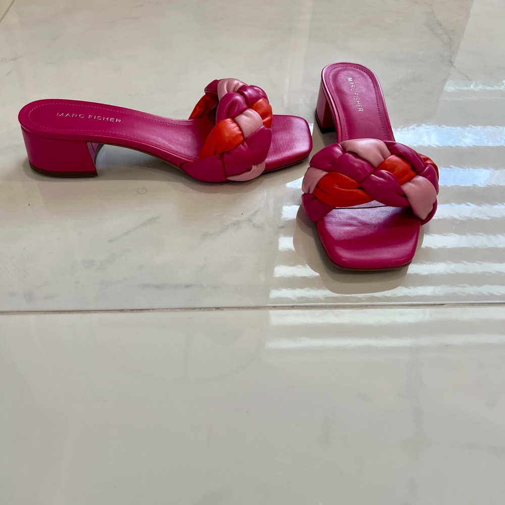 Marc Fisher Women's Vibrant Braided Sandals - Picture 2 of 3